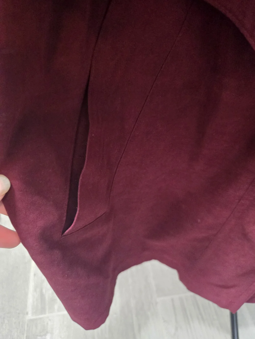 Jacqueline Ferrar Plum Button-Front Trench Coat